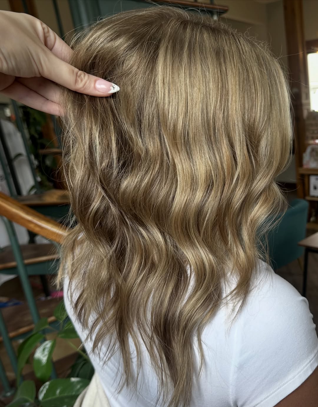 Golden blonde before and after by Anna